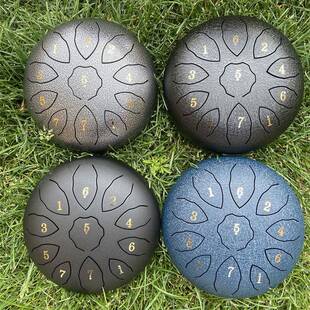 8寸11音空灵鼓F调C调入钢舌鼓空鸣鼓成人舌鼓音初KRK学门击打乐器