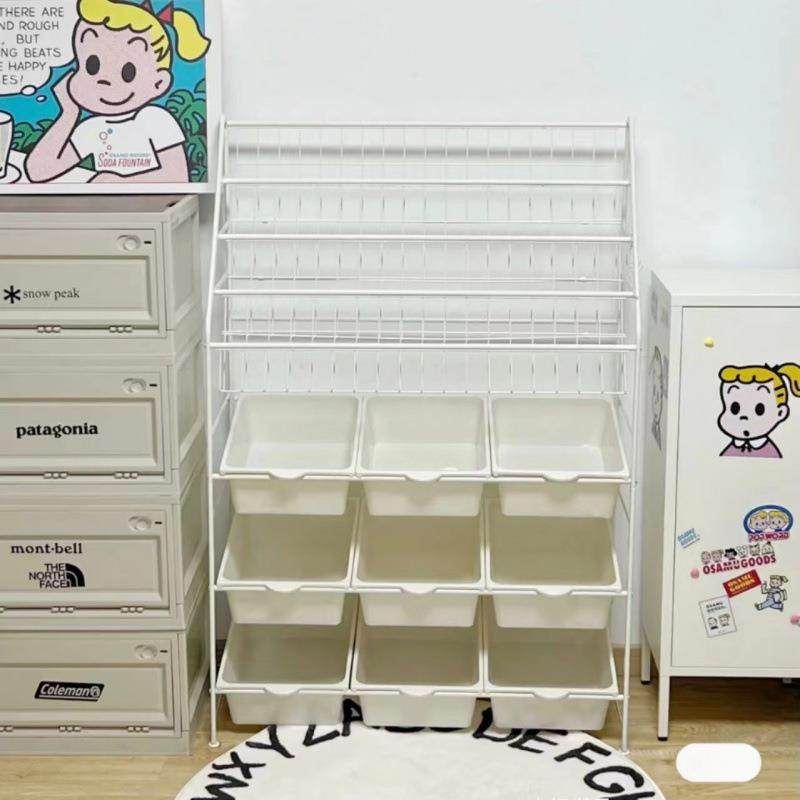 儿童书架架玩具收纳架绘宝宝书柜用落地文具整本理收纳盒53454215,收纳整理,书桌收纳置物架,淘宝优惠券,粉丝福利购,淘宝优惠卷