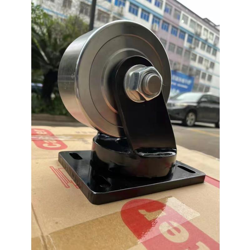 脚马脚轮异型45#型钢轨福道轮槽轮滑轮铸铁轮超137重脚轮专业轮20