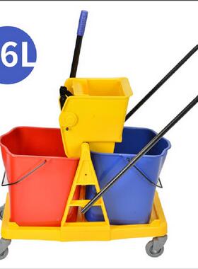 白云清洁06L拖把317榨水车挤水桶拖布车家布拖布用车酒店墩车AF08