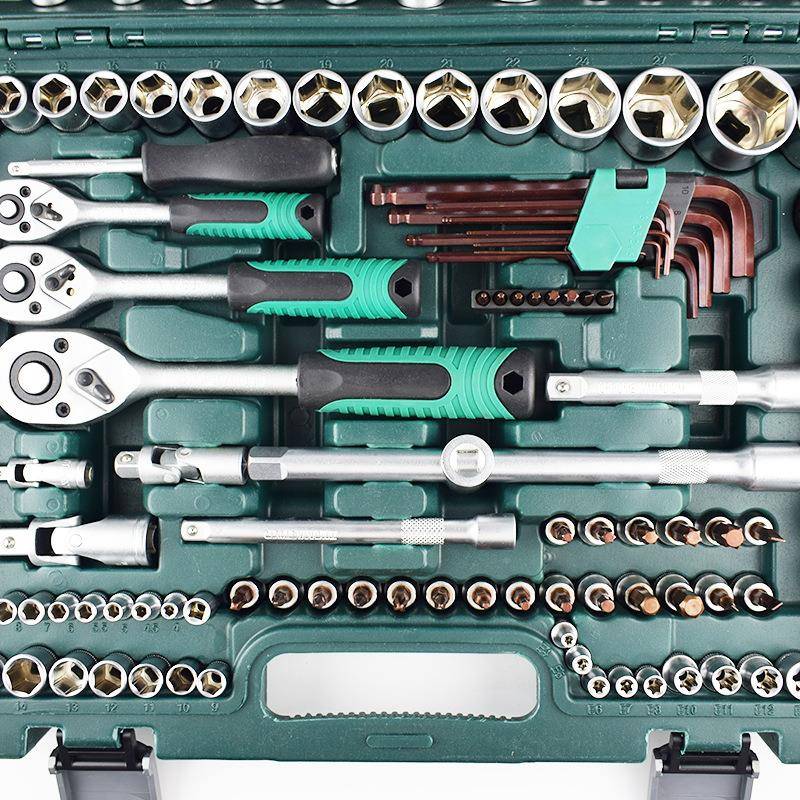 150件修综合工装具QVM内六角扳手汽机修工5具套工具箱10件套修车