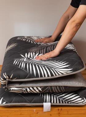 宿单学生舍上下铺人床垫双人加厚床护垫可折叠垫0.9/1软.2BTV/1.5