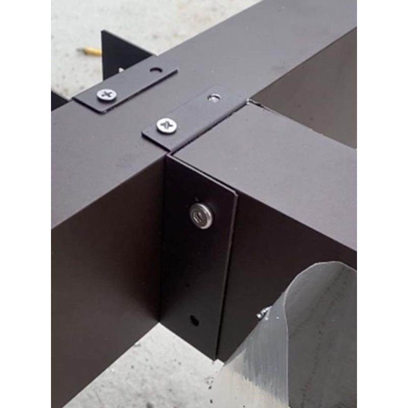 阳光房快装0角码挂0件10x不10铝合金锈钢方管连接固定配件959大全