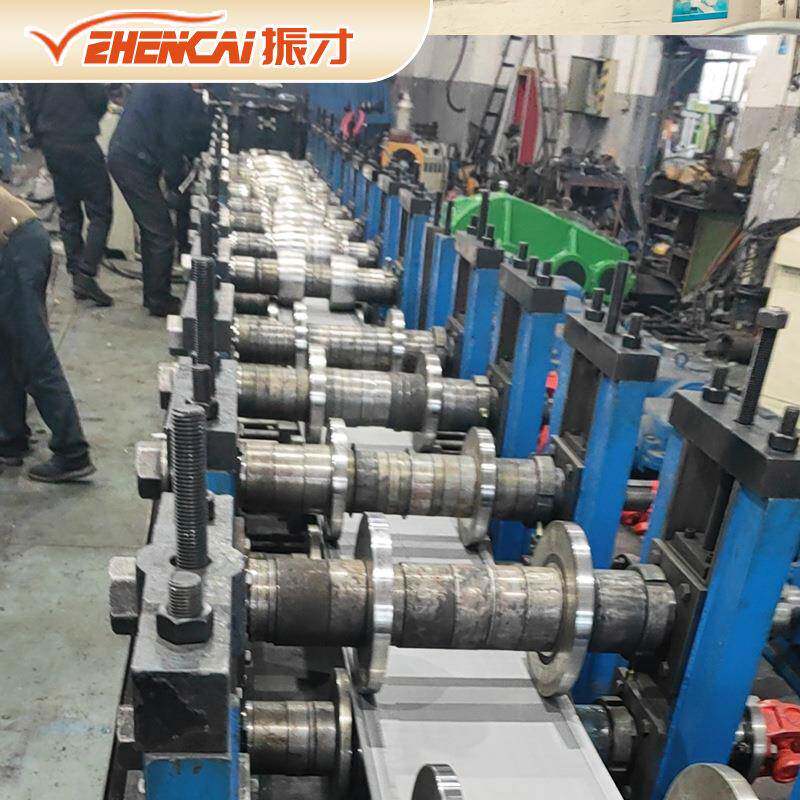 C型钢檩异条型钢全设备生产冷弯机组线装潢彩瓦护栏自动冷弯成钢