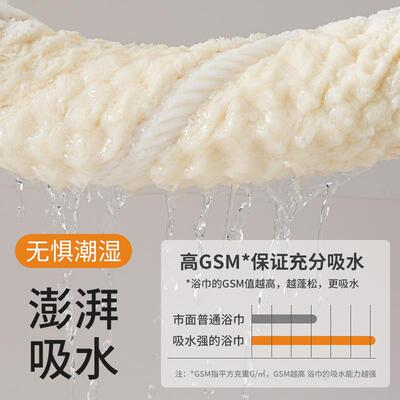 KI9侣S大浴巾毛巾三件套男女情比款家用珊瑚F77MTH5S绒不纯棉吸水