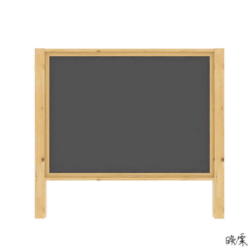 儿童户外桌椅画架幼儿园教室小黑板桌木制画画幼教子花盆