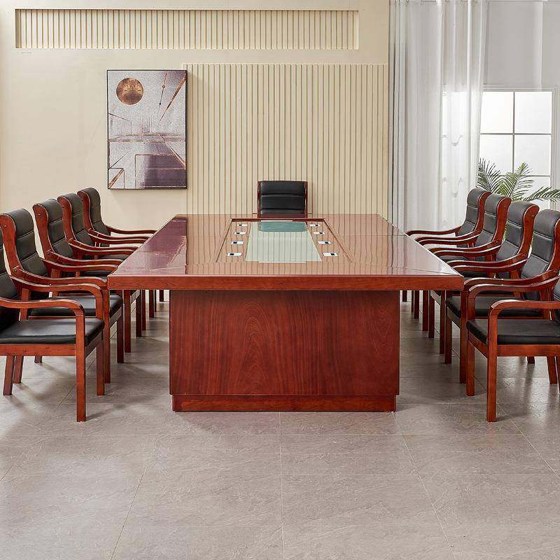 型会议桌长桌新中油漆实木皮烤漆办公多室人YQ-hyz-x开会桌式椅大,商业/办公家具,会议桌,淘宝优惠券,粉丝福利购,淘宝优惠卷