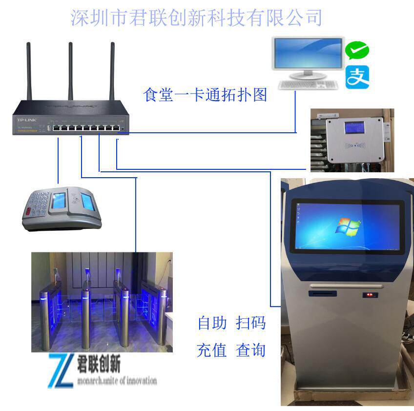 消费机售饭机 一卡通发放补帖厦门