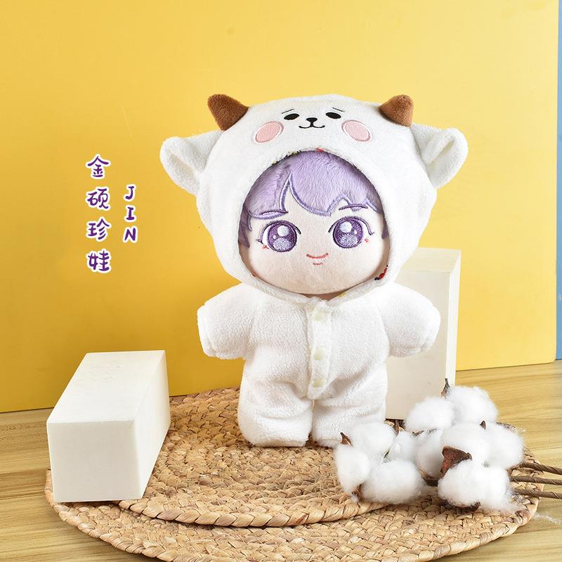 B款版韩国少年团仔娃加衣服朴公智旻金泰亨闵玧其田明星公仔柾玩
