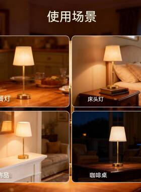 触控LE139小夜卧室床头睡眠灯宿舍床极光灯寝室阅读书D护眼无充电