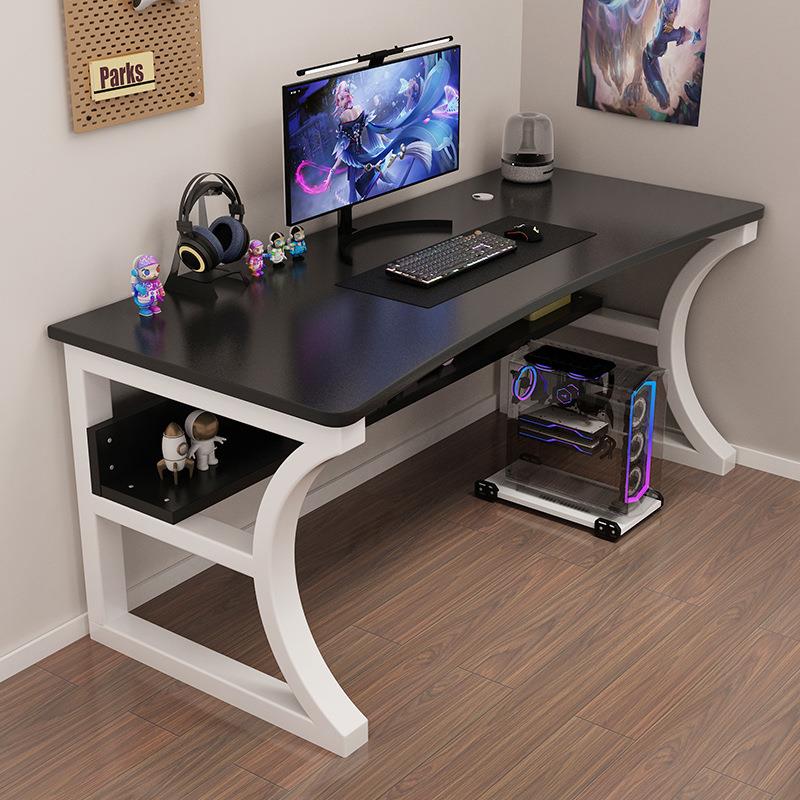 卧用书室书桌桌工电脑电办公桌学习生竞台式工作498学作台办公小