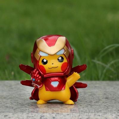 正品可怜可爱萌贝熊co皮卡火丘鬼灭之波刃影忍s者钢铁侠死侍手办