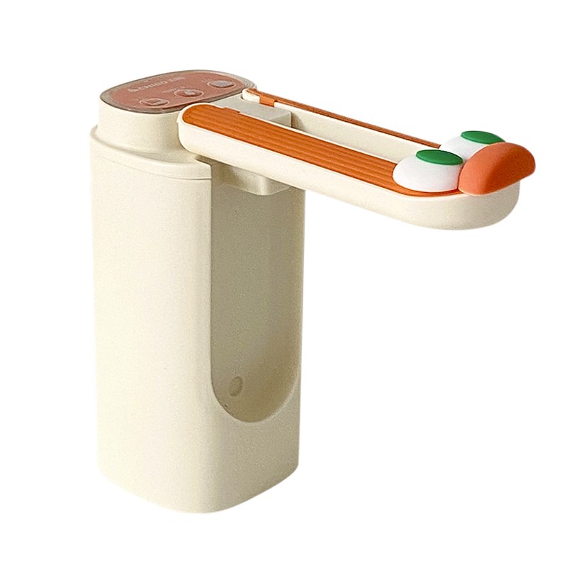 可爱桶装水抽水器电动纯净水桶自动家用抽水泵可折叠上水器压水器