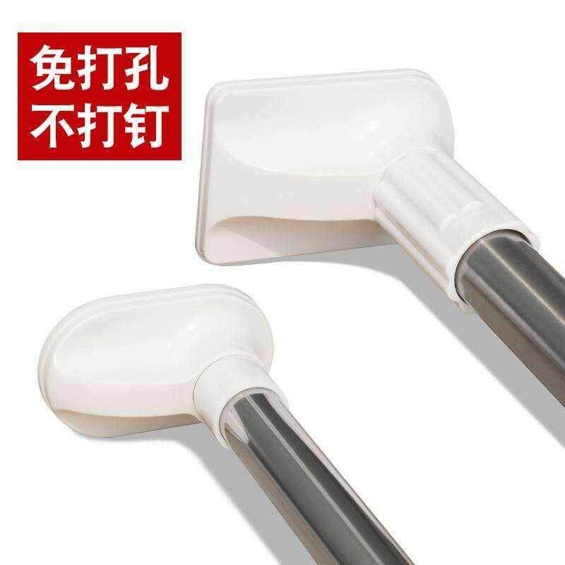 卫生间不锈钢衣柜免阳台衣橱横杆衣杆杆伸缩晾衣杆打孔凉挂衣杆子
