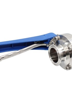 30鸭嘴卡箍蝶不锈钢手动卫生食品级TC快装门快卡管道clmp