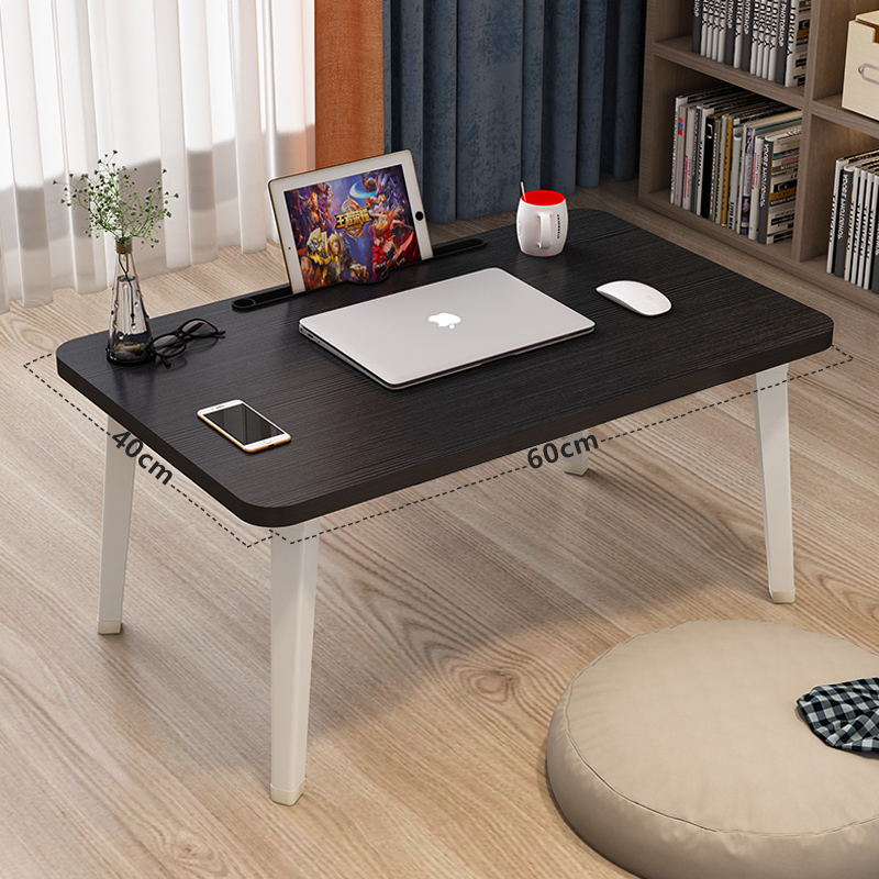 电脑床上小桌子卧室坐地桌可折叠书桌加大懒人桌宿舍简易学生写字