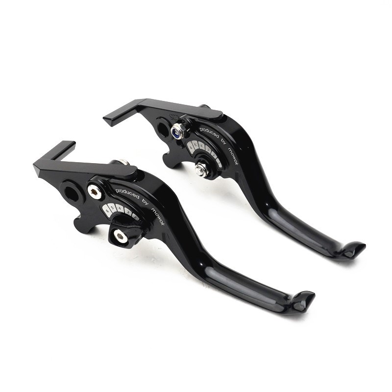 适用光阳弯道150 TCS版 22-23年改装铝合金短款两指刹车手把牛角