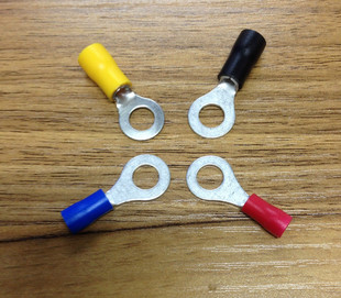 圆形预绝缘端子 线耳 铜鼻 冷压端子 O型端子 接线端子