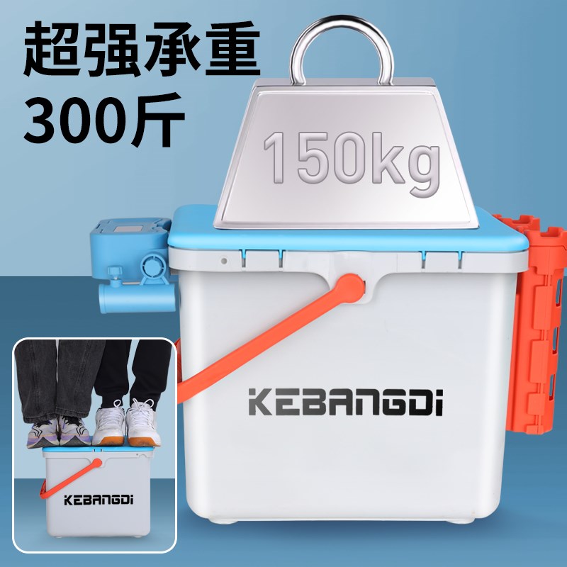 新款钓鱼桶多功能加厚钓箱溪流路亚一体箱钓鱼箱超轻野钓台钓箱