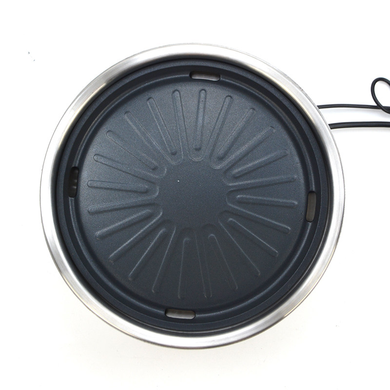 君耀韩式烧烤炉商用电烤炉烤肉店电热圆形纸上烤肉炉具自助餐厅