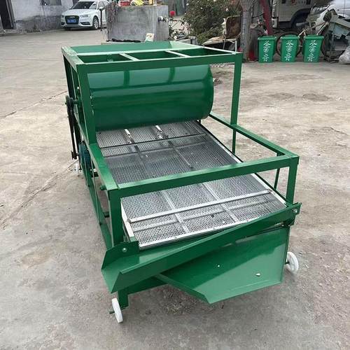 吹风式粮食筛选机玉米小麦震动筛清选机多功能种机子除杂机