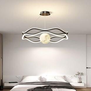 简约现智代星创意球灯吊灯适合20-3平方334米LED照明支持0能控制