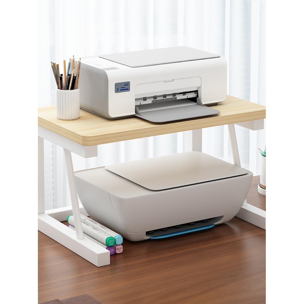 fc桌面打印置物办件公机家用桌上小F77J6S5S型多层架落地收纳抬高