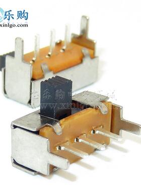 SK-112F4SK12F4G滑42档3脚卧式FIV弯脚柄4mm拨动1开关动开关