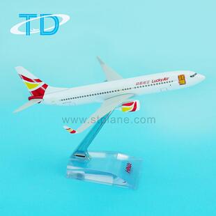 祥鹏航空金属你迷飞机模型7B37-8真00仿比例航模纪B737-800念品