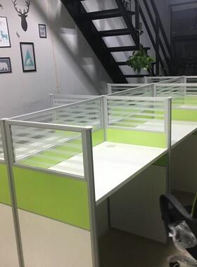 厂风办屏卡位职员办公公工桌6人位办公室卡座隔断屏风工18801作位