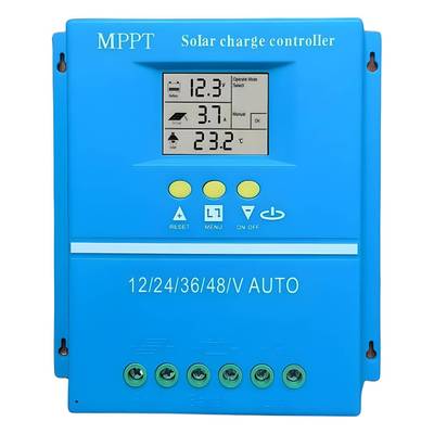 蓝壳mppt1V24XEEV48V太阳能发电控制器6A80A020A光伏充10电控制器