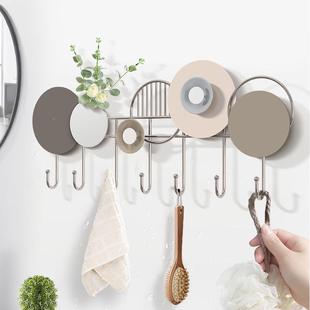 进门口玄挂墙上钥匙收纳壁挂入户门后墙壁钩架衣关帽钩挂衣GF1005