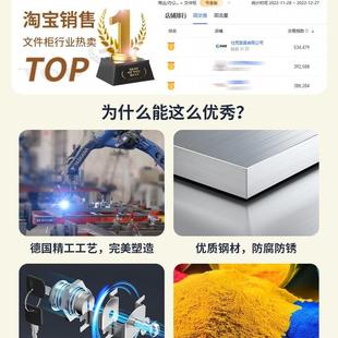 皮文件柜物储柜铁985办物公室资料柜带锁置收纳工具柜家用小柜子
