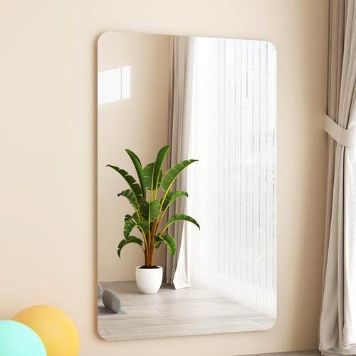 清亚克力舞软镜全身贴ZIE墙粘高跳舞镜练舞免蹈打孔家用健身自镜