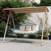 户SEQ外花园秋家用千内摇椅阳红台吊篮吊椅铁艺吊床室外庭院网双