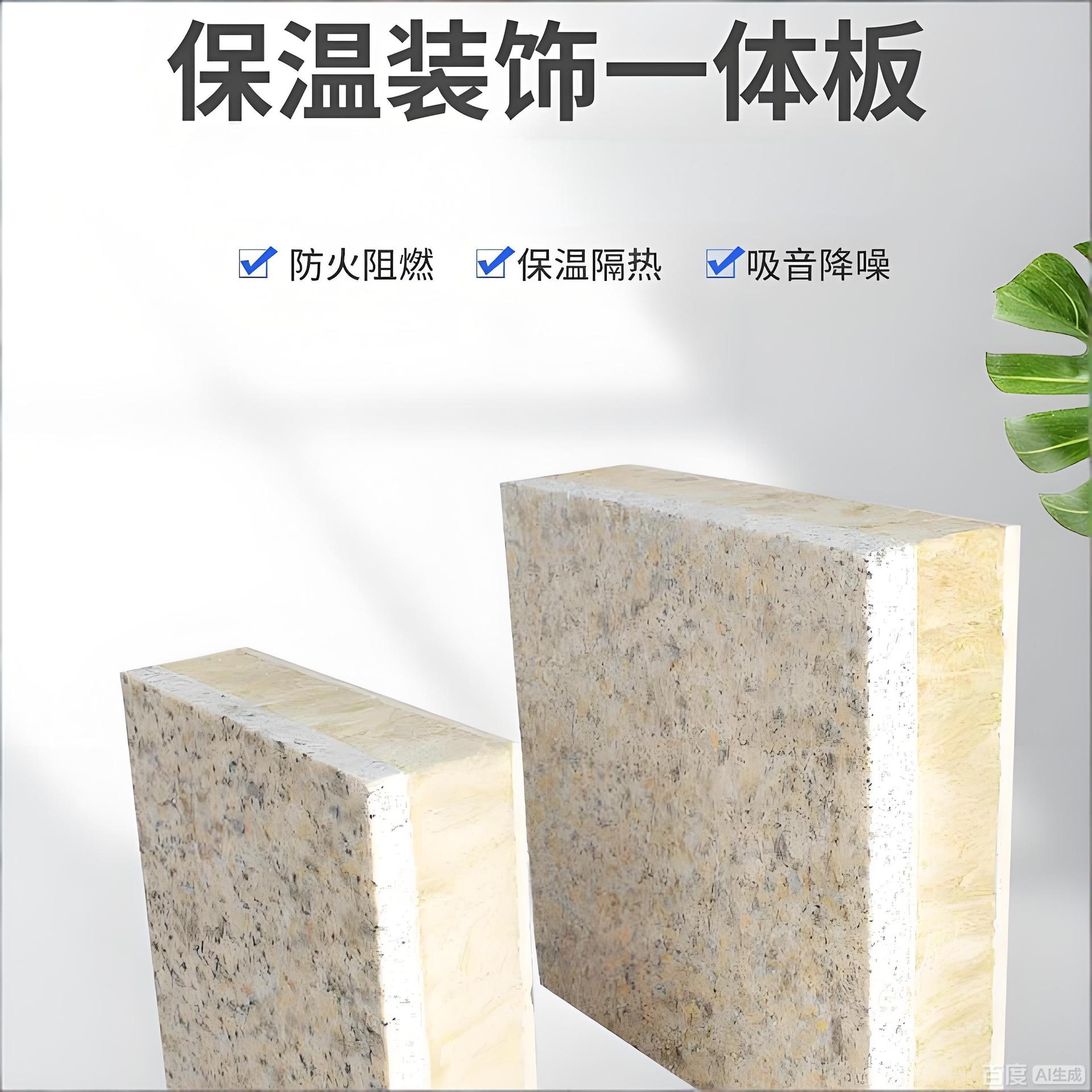外墙保温一体板阻燃防水真石漆
