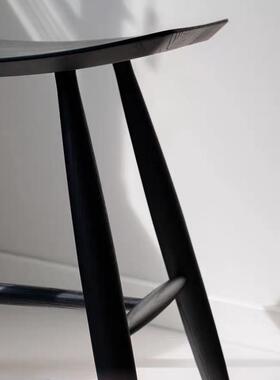 白蜡木QGD实木坐椅休闲家用子现代单人凳凳餐简约实用民宿凳茶椅