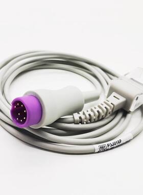 P3J016F适用于m马迈瑞T58Masio西莫血氧转接线圆头PIN转DB9F货号P