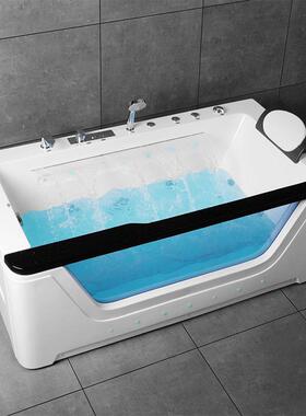 244缸厂家供应式亚克力独立现代时尚缸浴亚克力浴缸家用海景皮