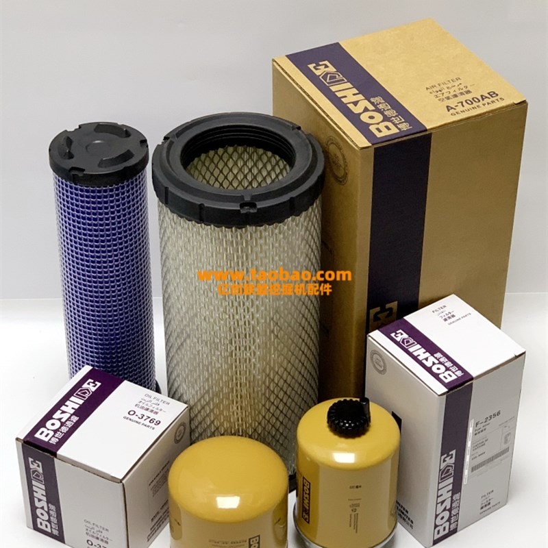 卡特挖掘机E305.5 306 307 308E/E2空气机油柴油滤芯挖机保养配件