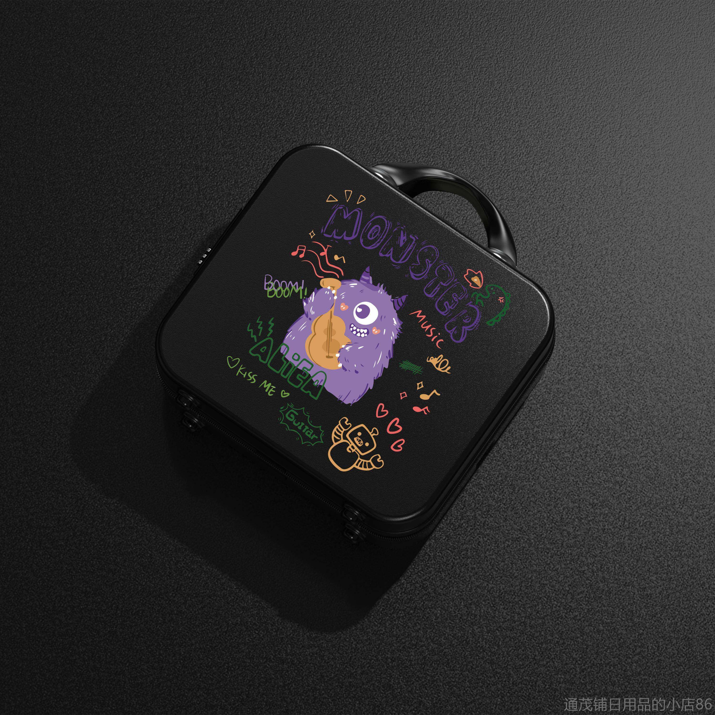 正品儿型卡通童手提箱16化寸妆箱包14寸小行李箱旅行箱迷你可携式