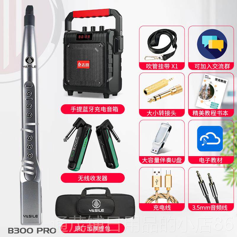 正品雅史莱奇电吹B300porx萨斯笛子初学成克人老年人200S葫芦丝管