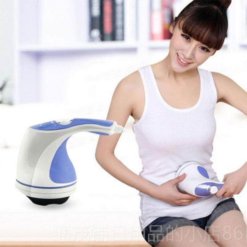 正品震电动推脂机多功能按摩持全器棒颈肩腰腹部背部腿部身动刮痧