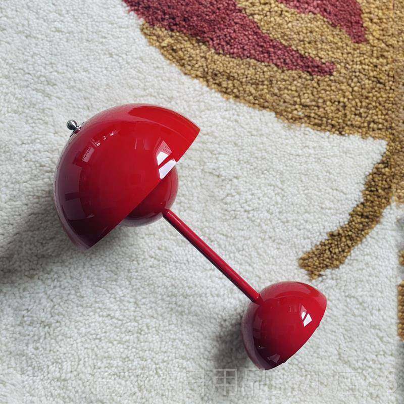 正品丹麦花苞台设计师北古台灯充电触欧摸中灯古客厅卧室床头装复