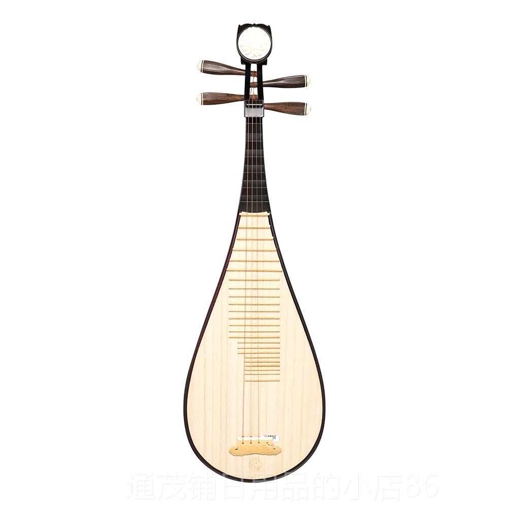 正品乐海琵琶初学者练习硬易木竹制品简花盛财富头开Dj1饰1-1