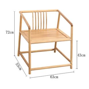 正品中实式木老新帽榆木主人扶手茶打坐椅子餐椅圈椅太师官椅榫卯