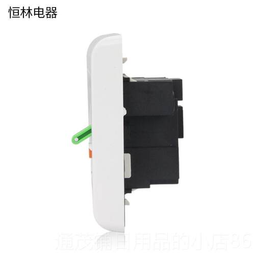 正品10空A/1关6A调热水空器漏电保护开  家用漏保气开 关面板86型