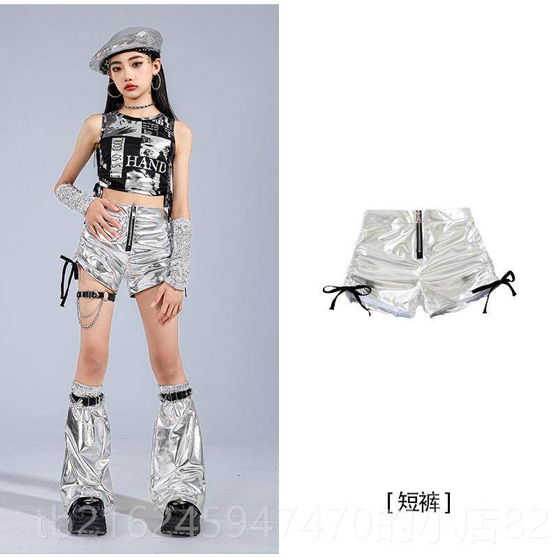 高档士舞爵服装女童表演服舞夏儿童JAZZ街潮服少儿舞蹈模特走演秀