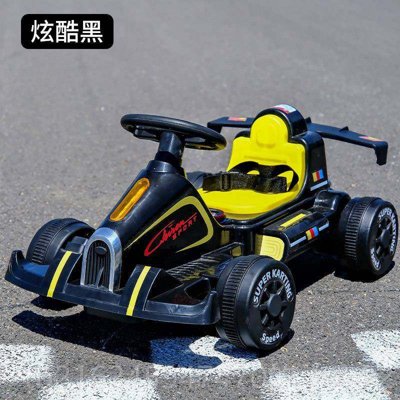 高档儿电动1-3岁四车卡丁车赛车童充电玩具童车遥控可轮坐人电瓶,玩具/童车/益智/积木/模型,儿童电动车,淘宝优惠券,粉丝福利购,淘宝优惠卷