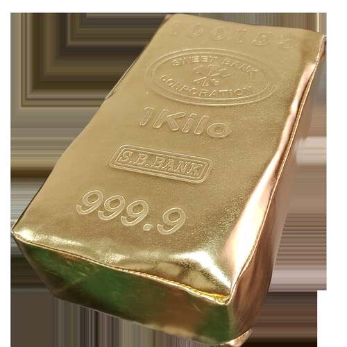 高档彷真砖银砖长居方形枕枕头抱枕靠垫家搞笑金条银条午金睡枕优